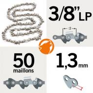 Pas: 3/8 LP - Jauge: 1.3mm - 50 Entraineurs Chaîne KERWOOD