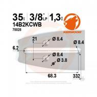 Guide Kerwood 35-3/8LP-1.3mm-52 Ent