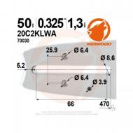 Guide Kerwood 50-0.325-1.3mm-78 Ent