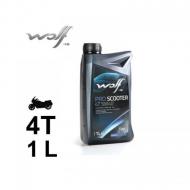 Huile 2 roues. Wolf Pro Scooter 4Temps 5W40. 1 Litre