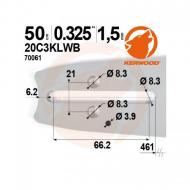 Guide Kerwood 50-0.325-1.5mm-78 Ent